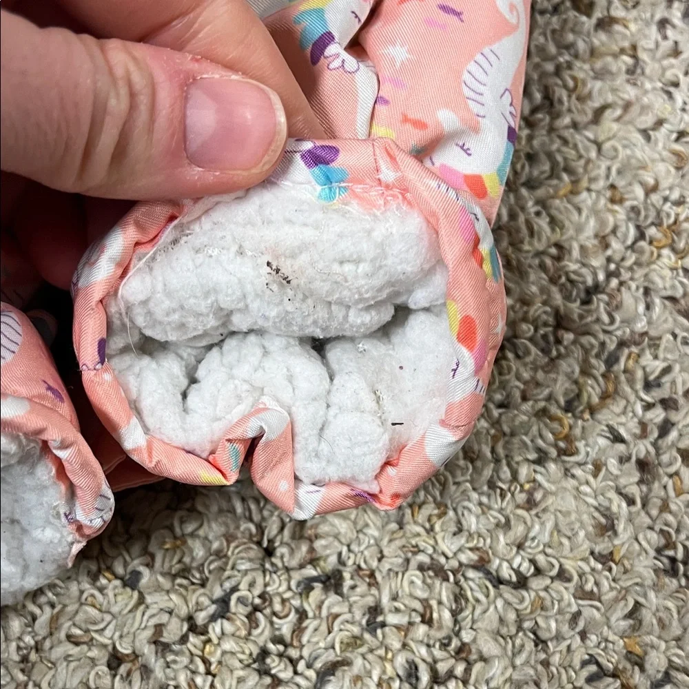 3M Thinsulate Pink and Patterned Kids Mittens